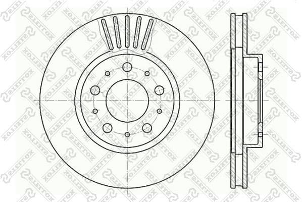 Brake Disc 6020-4832V-SX