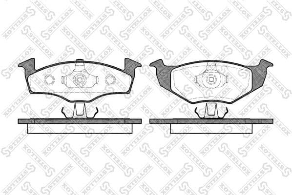 Brake Pad Set, disc brake 620 010B-SX