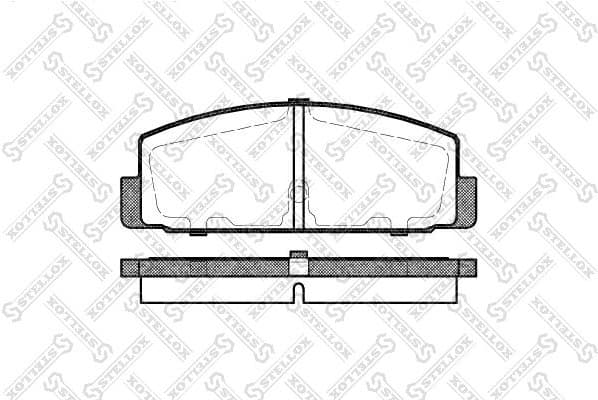 Brake Pad Set, disc brake 190 030B-SX