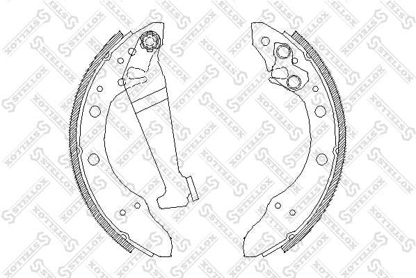 Brake Shoe Set 057 101-SX