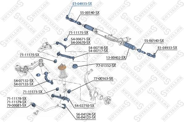 Tie Rod End 51-04933-SX - image 2