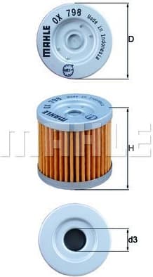 Oil Filter OX798 - image 2