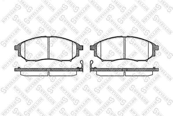 Brake Pad Set, disc brake 863 014-SX