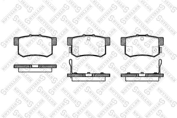 Brake Pad Set, disc brake 336 052-SX
