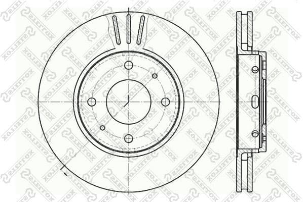 Brake Disc 6020-4839V-SX