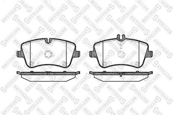 Brake Pad Set, disc brake 779 000B-SX