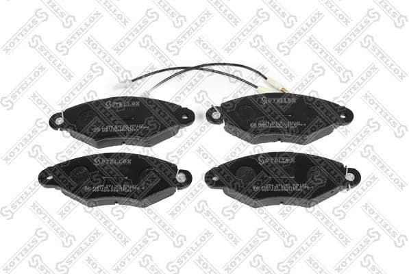 Brake Pad Set, disc brake 654 001-SX