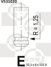 Exhaust Valve V531020