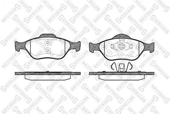 Brake Pad Set, disc brake 777 000-SX