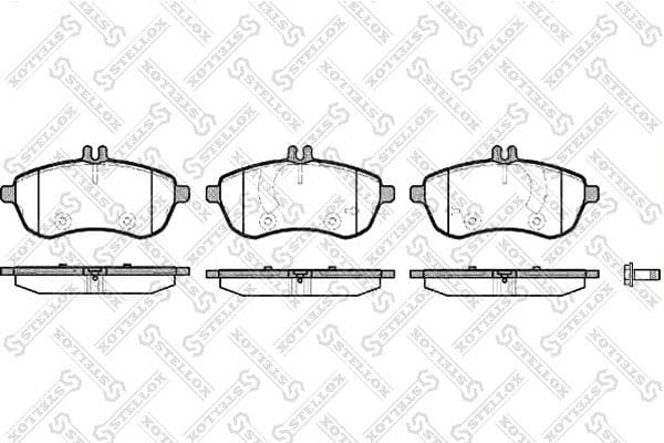 Brake Pad Set, disc brake 1312 000-SX