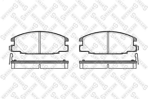 Brake Pad Set, disc brake 249 004B-SX