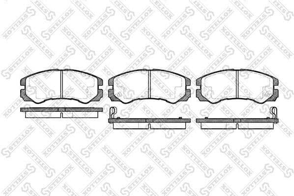 Brake Pad Set, disc brake 436 002B-SX