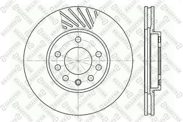 Brake Disc 6020-3630V-SX