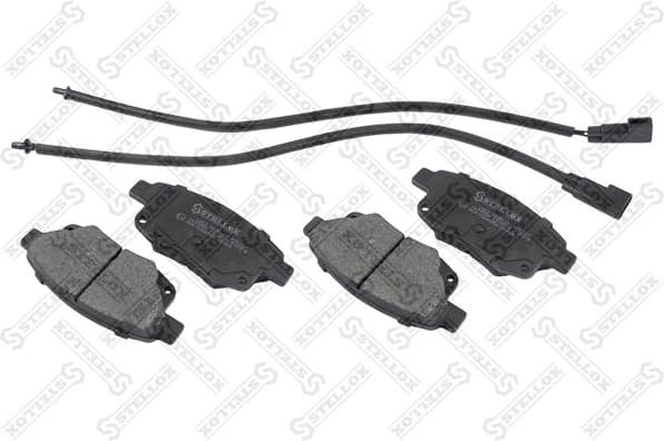 Brake Pad Set, disc brake 1263 002B-SX