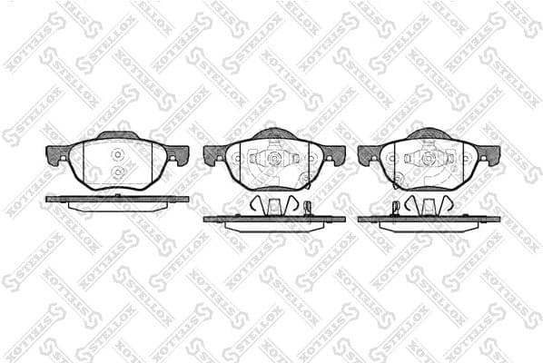 Brake Pad Set, disc brake 1079 002-SX