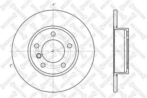 Brake Disc 6020-1524-SX
