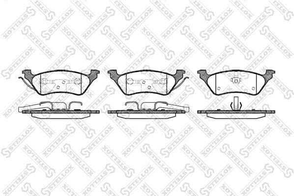 Brake Pad Set, disc brake 822 000B-SX