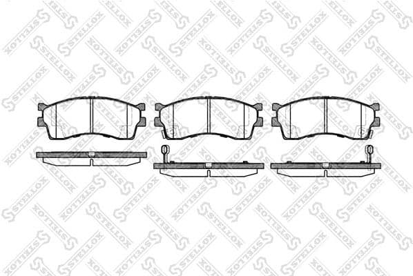 Brake Pad Set, disc brake 426 032-SX