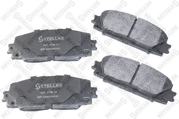 Brake Pad Set, disc brake 000 273B-SX