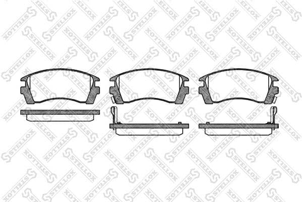 Brake Pad Set, disc brake 374 002-SX