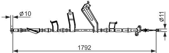 Cable Pull, parking brake 1987482917 - image 5