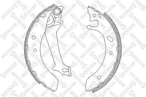 Brake Shoe Set 523 100-SX