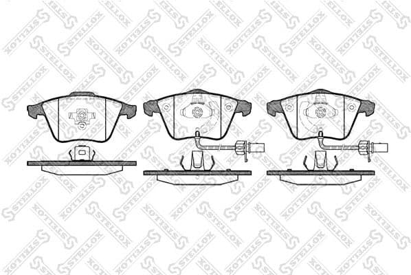 Brake Pad Set, disc brake 002 003-SX