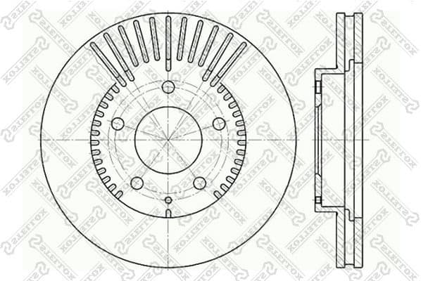 Brake Disc 6020-3254V-SX