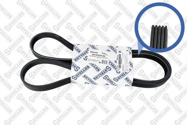 V-ribbed Belt 05-01570-SX