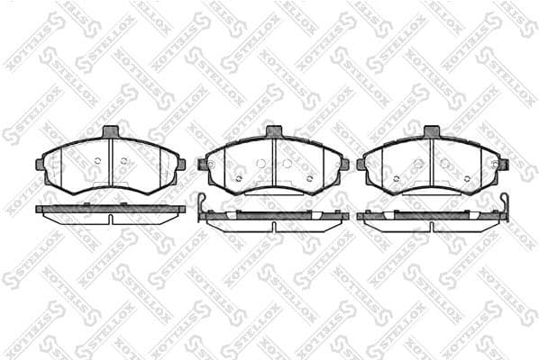 Brake Pad Set, disc brake 904 002B-SX