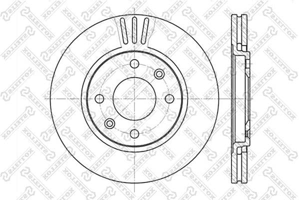 Brake Disc 6020-3719V-SX