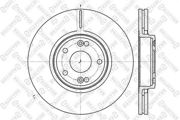 Brake Disc 6020-3932V-SX