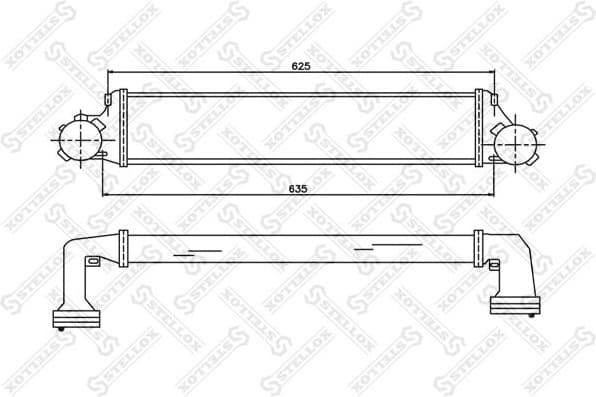 Charge Air Cooler 10-40115-SX