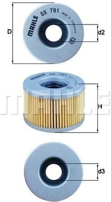 Oil Filter OX791 - image 2