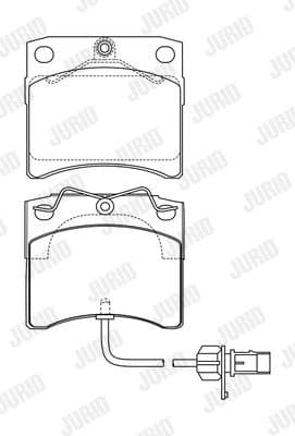 Brake Pad Set, disc brake 573046J