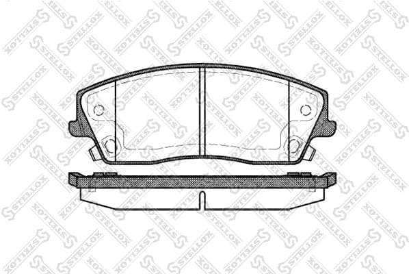 Brake Pad Set, disc brake 002 013-SX