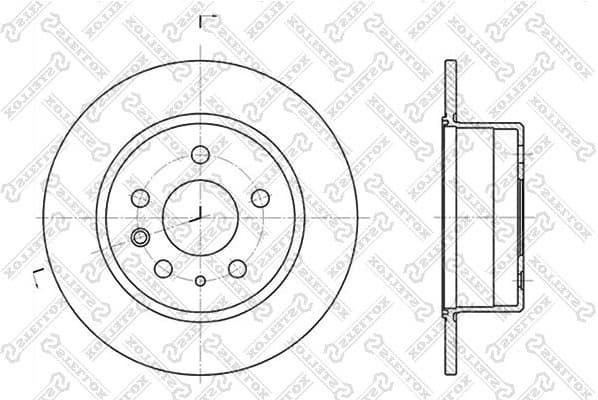Brake Disc 6020-3305-SX