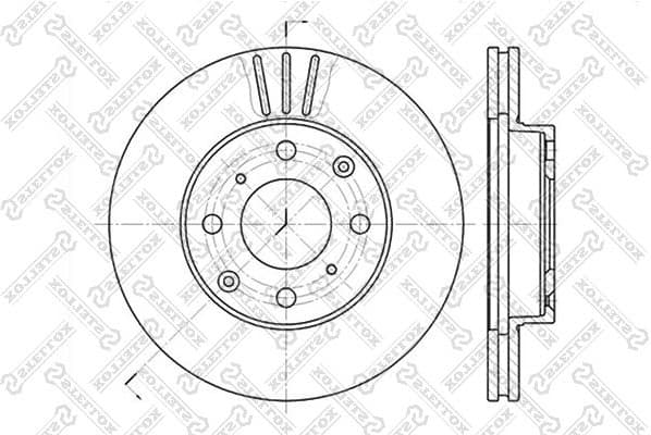 Brake Disc 6020-2615V-SX