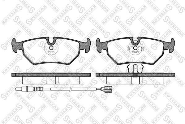 Brake Pad Set, disc brake 276 032B-SX