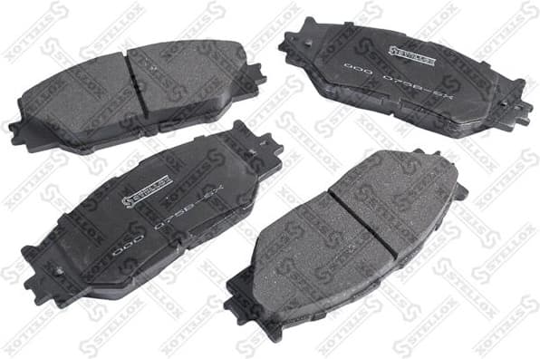 Brake Pad Set, disc brake 000 075B-SX