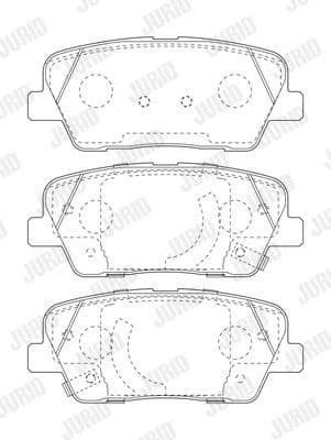 Brake Pad Set, disc brake 573823J