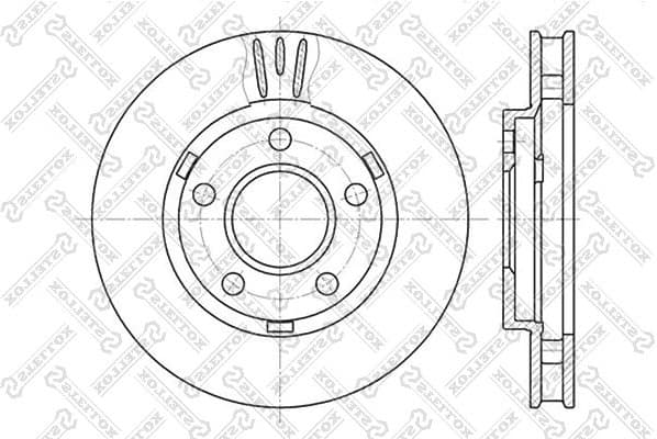 Brake Disc 6020-3634V-SX