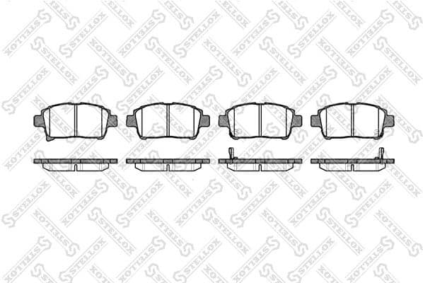 Brake Pad Set, disc brake 982 002-SX