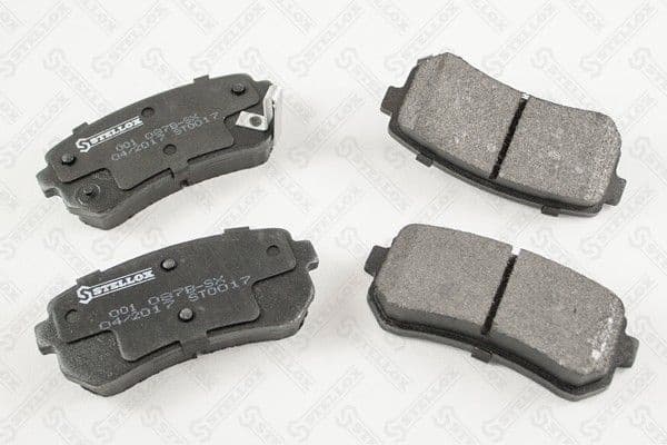 Brake Pad Set, disc brake 001 087B-SX