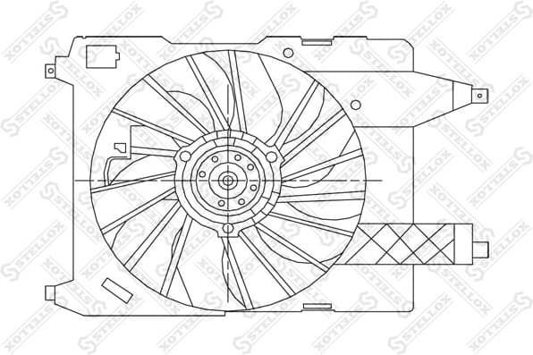 Fan, engine cooling 29-99410-SX