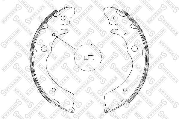 Brake Shoe Set 394 100-SX