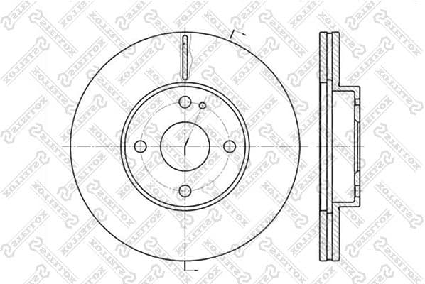Brake Disc 6020-3230V-SX