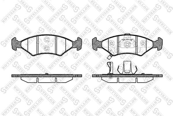 Brake Pad Set, disc brake 513 022B-SX