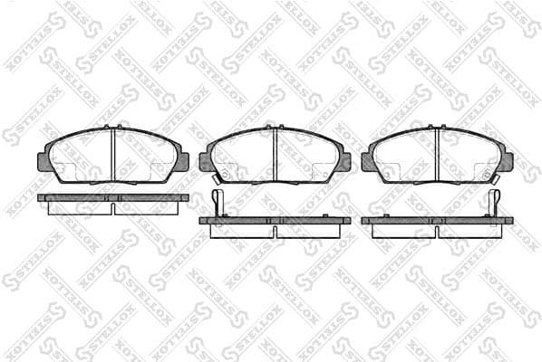 Brake Pad Set, disc brake 417 002B-SX