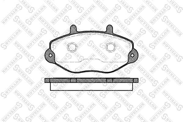 Brake Pad Set, disc brake 403 000B-SX